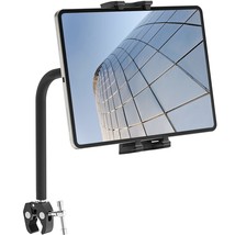 Gooseneck Tablet Holder For Exercise Bike - Long Arm Flexible Treadmill Spin Sta - £36.86 GBP