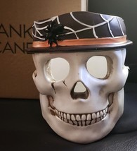 Yankee Candle Spooky Party Skull &amp; Spider Phantasmagoria Jar Holder Halloween - £19.64 GBP