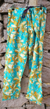 Blue Floral Salwar Pants Women Indian Harem Trousers Ethnic Boho Pakista... - £8.28 GBP