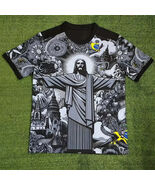 Custom Brazil Soccer Jersey - Christ the Redeemer Rio de Janeiro Futbol Shirt - $44.99