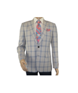 Men Sport Coat by Berlusconi Turkey Italian Wool Super 180&#39;s #671-13 Gra... - £159.27 GBP