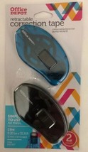 office depot retractable correction tape 2 count(1ea Pk of2)-Brand New-SHIP 24HR - £2.39 GBP