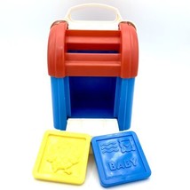 Fisher Price Sort And Stack Mailbox Toy #1025 2 Rainbow Letters 1989 Inc... - $14.99