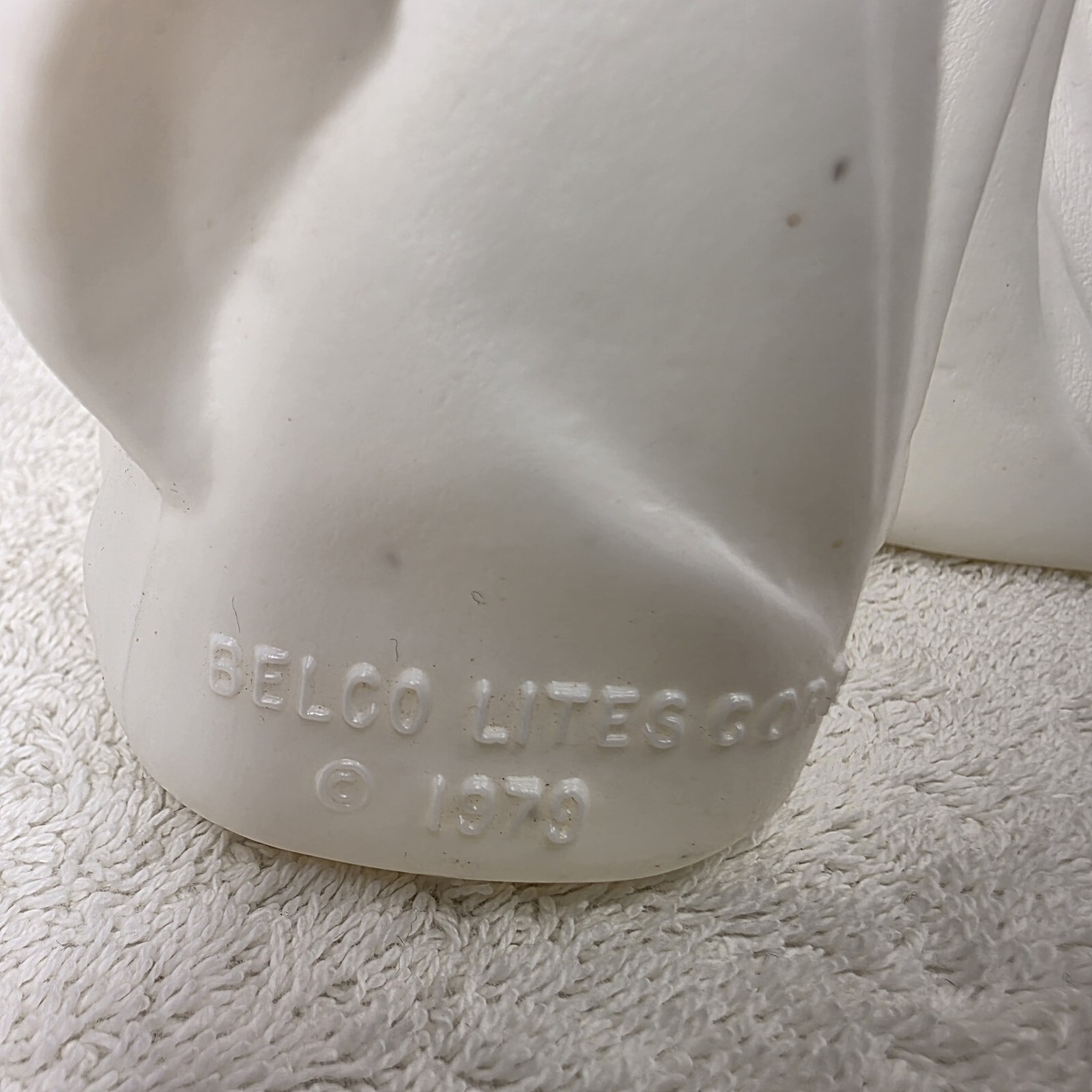 Belco Lites Corp Halloween Ghost Blow Mold Light Vintage 1979 - 9" Tall Item image 12