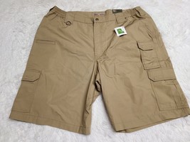 NEW NWT 5.11 511 Tactical 11&quot; Shorts 42 Cargo Ripstop Durable Work Teflon Brown - £26.50 GBP