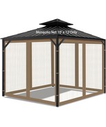 Gazebo Universal Replacement Mosquito Netting, 10&#39; X 12&#39;, Mosquito Net Only - $1,056.86 MXN