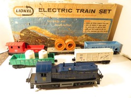 Lionel Postwar Trains 11530 Santa Fe Diesel Freight Set (Extra CAR)-027- EXC- - £296.61 GBP