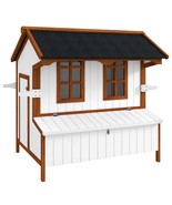 PawHut 47&quot; Chicken Coop: Wooden Hen House &amp; Run - $504.67 CAD