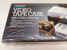 Dynasound Video Tape Organizer Case Holds 10 VHS or 12 Beta Tapes Made in USA - £19.62 GBP