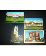 4 Antique Linen Indianapolis IN POSTCARDS Garfield Park Scottish Rite Ca... - $469.27 MXN