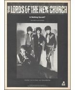 The Lords of The New Church 1983 Is Nothing Sacred? I.R.S. Records album ad - £3.33 GBP
