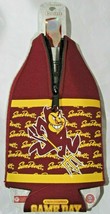 Arizona State Sun Devils Team Logo on Red Bottle Coolie by Game Day Outfitters - £9.55 GBP