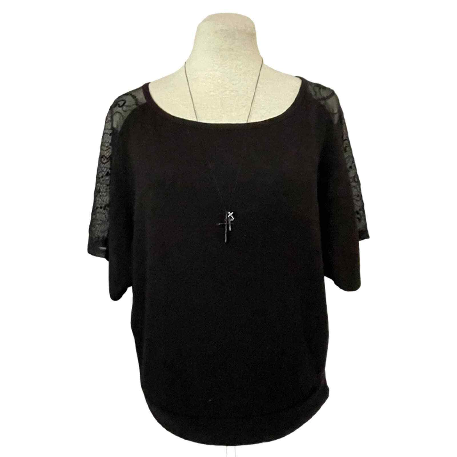 Forever 21 Sheer Back Top Size M - $11.88