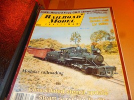 RAILROAD MODEL CRAFTSMAN  1982- FULL YEAR- 12 ISSUES IN A MAGAZINE BINDE... - $18.13