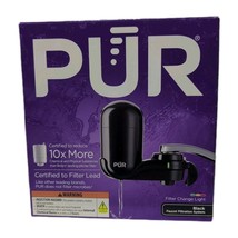 PUR FM-2000B Vertical Faucet Mount Water Filtration System – Black – NEW... - $22.50