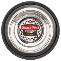 Spot Diner Time Stainless Steel No Tip Pet Dish - 16 oz - £8.48 GBP