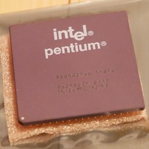 Intel Pentium 166 MHZ P166 x86 CPU Processor A80502166 - Tested &amp; Workin... - £18.36 GBP