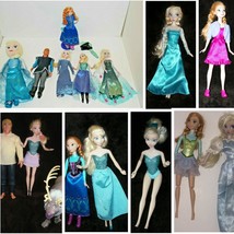 Disney LOT FROZEN Elsa &amp; Anna 14 Dolls, 4 Singing Elsa Dolls &amp; 1 Plush Doll - $139.99