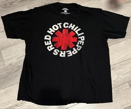 Red Hot Chili Peppers Graphic T-Shirt Band Logo 100% Cotton Size XL - £10.12 GBP