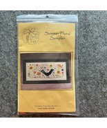 2007 Knotted Tree Cross Stitch Chart &amp;-Floss - Summer Floral Sampler - $25.60 CAD