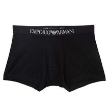 Emporio Armani Black Men's Boxer Brief Stretch Cotton Underwear Lingerie XL - $23.99