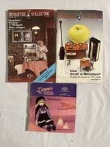 Vtg Miniature Collector Catalog Lynne’s. Lot Of 3. 1982, 1981. Magazine. Dolls - £26.99 GBP