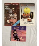 Vtg Miniature Collector Catalog Lynne’s. Lot Of 3. 1982, 1981. Magazine.... - £26.55 GBP