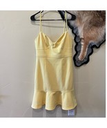 LiKELY $185 NWT Lillie Mini Flounce Dress Snapdragon Yellow 6 YD662001LYB - $122.10 CAD