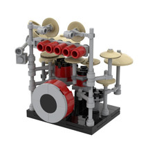 BuildMoc Drum Kit Model Building Toy Set Musical Instrument Collection Kids Gift - £11.02 GBP