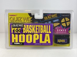 Tiger Electronics QUIZ WIZ Pro Basketball Hoopla Cartridge &amp; Book #29 SEALED - £8.55 GBP
