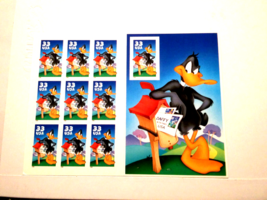 US Stamps/Postage/Sheets Sc #3306 Daffy Duck MNH F-VF OG FV $3.30 - £3.54 GBP