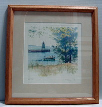 Kathleen Chaney Fritz The Michigan Collection Original Print “Four O&#39; Clock Sail - £35.97 GBP