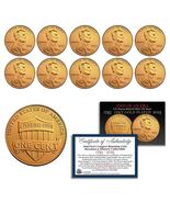 2025 US Penny Cent Uncirculated w/COA - 24K Gold Plated - Last Issue - Q... - $29.95
