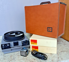Bundle Kodak EKTAGRAPHIC III A Slide Projector W/Remote, Tray, Extra Bul... - $636.99