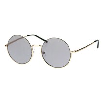 Runde Sonnenbrille Dünn Top Metallrahmen Farbe Linse UV 400 - £9.39 GBP