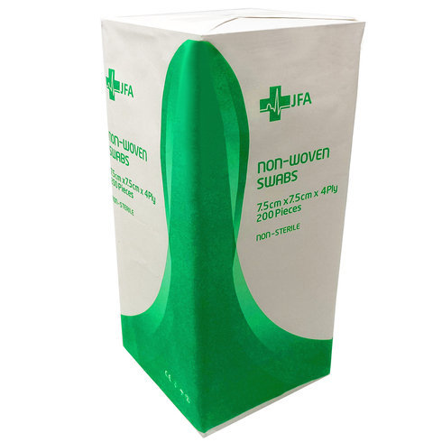 Premium Non-Sterile Non-Woven 4PLY Gauze Swabs 7.5cm x 7.5cm x 200 - $5.25