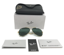 Ray-Ban Sonnenbrille Rbr0101s Aviator Reverse 001/VR Arista Gold mit Grün Linse - £107.22 GBP