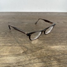 Vintage AMERICAN OPTICAL eyeglasses AO plastic 5 1/4 - 5 1/2 Brown FRAME... - $46.57
