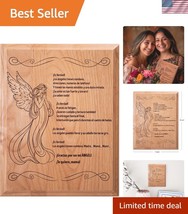 Unique Engraved 7x9” Wood Plaque for Mother&#39;s Day - Spanish Poem Keepsake - $34.00