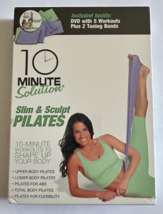 10 Minute Solution: Slim &amp; Sculpt Pilates DVD with 2 Toning Bands - £7.46 GBP