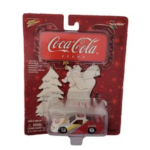 New Johnny White Lightning Coca-Cola Ford Mustang Racer Die Cast Race Car - $9.89