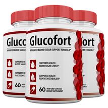 3 Pack Glucofort Blood Sugar Support Capsules Glucofort Advanced Formula - $59.98