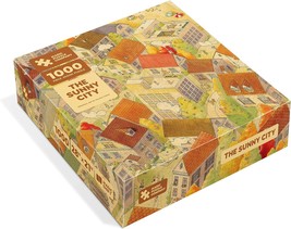 The Sunny City • 1000-Piece Jigsaw Puzzle from The Magic Puzzle Company ... - $30.73