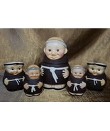 Vintage Goebel Friar Tuck Lot 2 S141 2/o Pitcher 2 P153 Salt Shaker 1 Z3... - $156.70 CAD