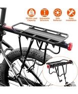 Bike Rear Cargo Rack Quick Release Carrier Bicycle Pannier Luggage Cargo... - £38.44 GBP