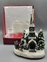 The Village Collection St Nicholas Square &quot;Illuminated Chapel&quot; Christmas... - $18.69