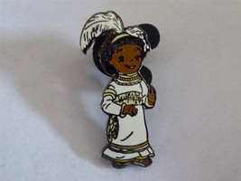 Disney Swapping Pins 23888 DL - Small World Girls with White Feather Headdres... - £11.01 GBP