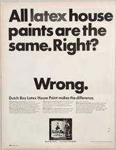 1966 Print Ad Dutch Boy Latex House Paint National Lead Company  - £13.78 GBP