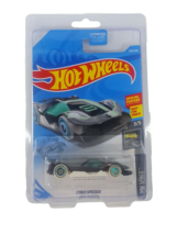 Hot Wheels Cyber Speeder Treasure Hunt on US Card &amp; Protective Case 2019 - £3.10 GBP