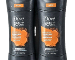 2 Pack Dove Men Care Energizing Turmeric Fresh Mandarin 48h Antiperspira... - £23.42 GBP